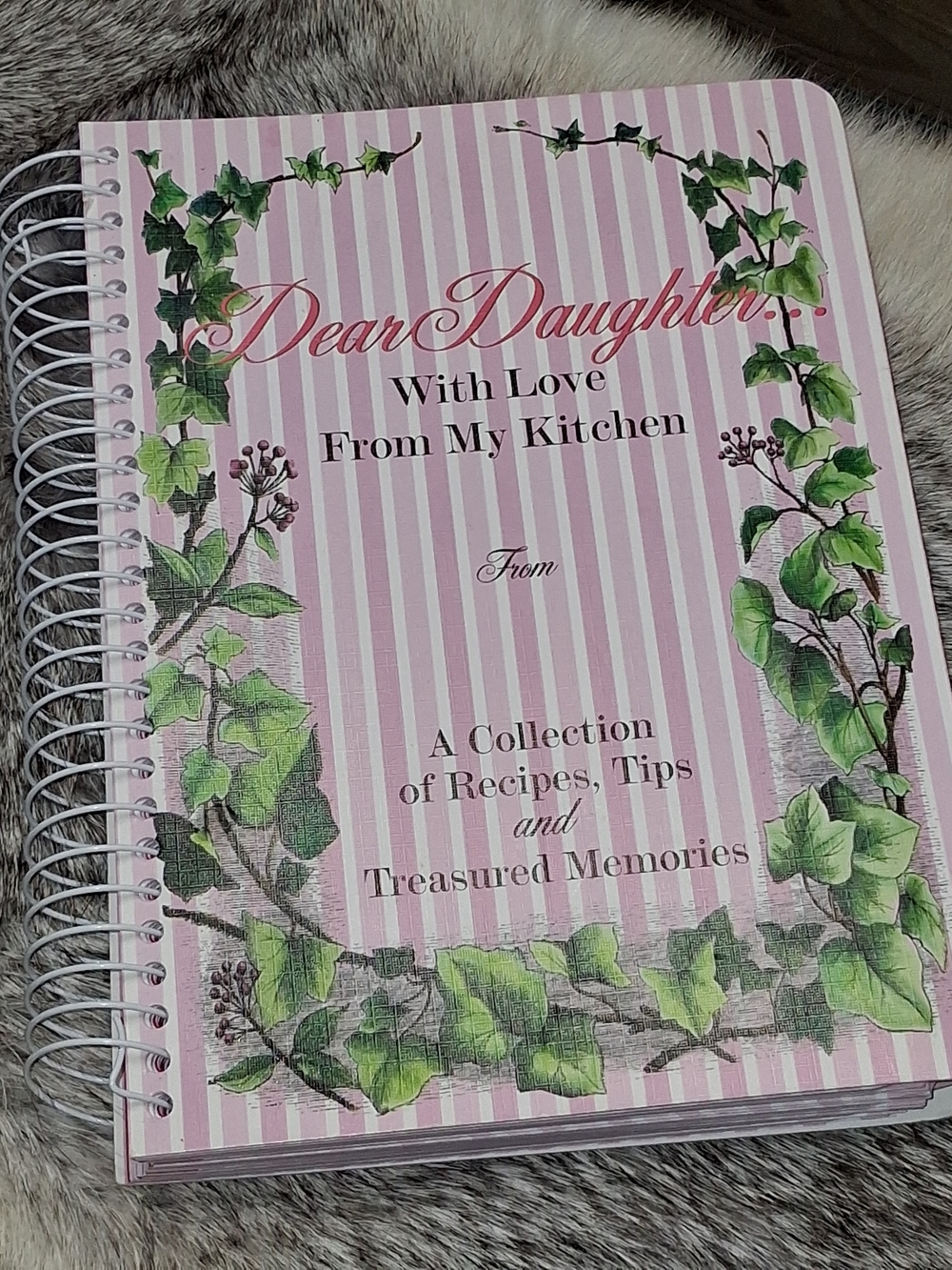 Dear Daughter With Love From My Kitchen Pink Recipe Journal